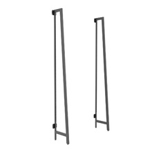 95-7/16 Inch Height Aspect Outrigger Upright Pair for Retail Display Matte Black Frame APORMAB