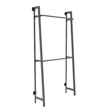 53 Length Aspect Merchandiser Kit 4 Matte Black Outrigger with Two Hangrails APORMABK4