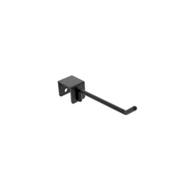 4"L Wire Aspect Retail Display Saddle Mount Hooks for Square Tubing Matte Black APHK4MAB