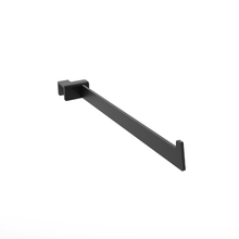 12-5/8"L Wire Aspect Saddle Mount 12" Garment Faceout Retail Display Matte Black APFO12MAB