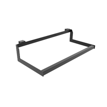 11"L Aspect Saddle Mount Small Drop-Down Hang Bar Matte Black APHBSM24MAB