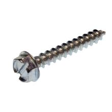 5/16 Inch Type A Indented Hex Head Slotted Sharp Point Tapping Screws Zinc-Plated Steel DS182B (Pack of 4000)