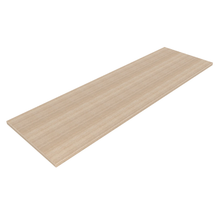 15-1/2 Inch Aspect Premium Wood Retail Display Shelves Raw Oak Woodgrain APSLF48OK