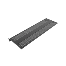 15-1/2 Inch Aspect Perforated Metal Display Shelf with Integrated Brackets Matte Black APSLFS48PMAB
