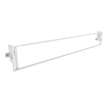 6-1/4 Inch Aspect Retail Display Large Sign Holders for Outrigger Uprights Gloss White APSH48W