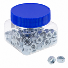 3/8-16 Inch Hexagonal Zinc-Coated Steel Hex Nuts N1651M (Pack of 1000)