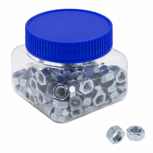 10-24 Inch Finished Hexagonal Nut Zinc Plated Steel JN161 (Pack of 100)