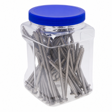 5/16 x 6 Inch BLS and JBLS Hex Lag Bolt Zinc Stainless Steel JBLS20SS (Pack of 50)