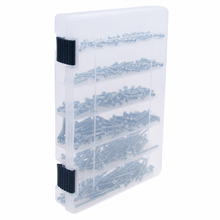 8-32 UNC Round Head Machine Screw Combo Assortment Kit RMK832 (Pack of 370)