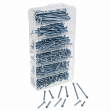 6-32 UNC Round Head Machine Screw Combo Assortment Kit Rmk632 (Pack of 370)