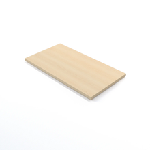 96"H x 50"W x 16"D Inch Hard Rock Maple Retail Display Shelf for Alta Wall Modules TSF1324H