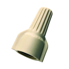 22 to 10 AWG Flame Retardant Twist-On Wire Tan Connector Copolymer WT41-500JR (Pack of 500)