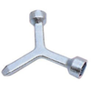 HDPE Pipe Installation and Fusion Tool for Curb Box Pentagon Key Dual Size RPENTKEY