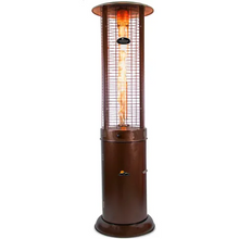 32000 BTU Shine Round Flame Tower Heater Hammered Bronze OH-BZ32-7M