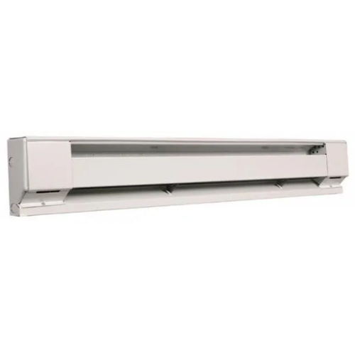 6-3/4 Inch 300 to 400 Watts Navajo White Baseboard Heater Sheathed Steel 2542W