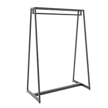48"W x 68"H Aspect Ballet Bar Garment Rack Matte Black Finish APA48NWMAB