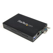 1000 Mbps Gigabit Single Mode Fiber Media Converter LC Maximum Fiber Cable length of 40 Km