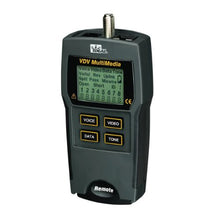 5.2 × 2.9 × 1.6 Inch Voice/Data/Video Multimedia LCD-Based Wiremapper and Cable Tester 33-856