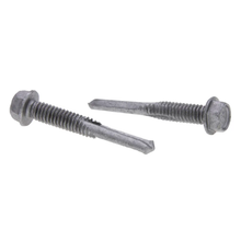 12-24 X 1-1/4 Inch Heavy Duty Hex Washer Self Drilling Screw 5 Point Excellent Corrosion Resistant TXV12114 (Pack of 50)