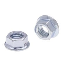 1/4-20 Inch Hexagonal Serrated Flange Lock Nut 18-8 Stainless Steel JSFN1420SS (Pack of 100)