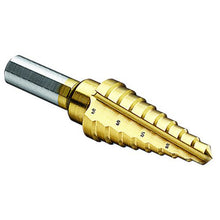 1/4 to 3/4 Inch Titanium Nitride Coating Double-Fluted Design for Step Drill 35-512