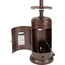 48000 BTU Propane Hammered Bronze Patio Heater With Steel Table HLDS01-CGT