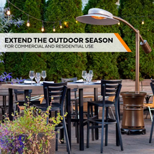 32000 BTU Arc Cantilever Gas Patio Heater Hammertone Bronze OH-BZ32-9M