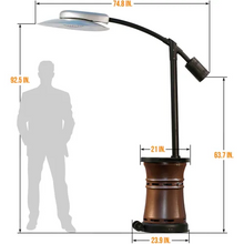 32000 BTU Arc Cantilever Gas Patio Heater Hammertone Bronze OH-BZ32-9M