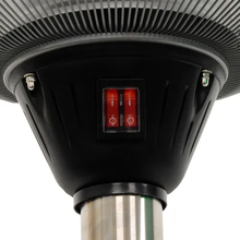 1500W 120V Hiland Standing Electric Patio Heater Stainless Steel Silver Finish HIL-PHH-1500BS