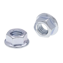 3/8-16 Inch Hex Flange Lock Nut with Serrations Stainless Steel JSFN3816SS (Pack of 100)