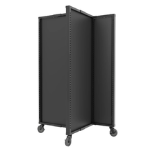61-1/2 Inch Assembled Height Aspect 4-Sided Pinwheel Gondola Kit 3 Matte Black APWKIT3MAB