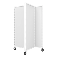 61-1/2 Inch Assembled Height Aspect 4-Sided Pinwheel Gondola Kit 3 Gloss White APWKIT3W