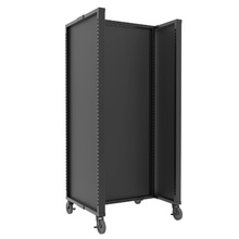61-1/2 Inch Assembled Height Aspect 24" Wide Gondola Panel Merchandiser Kit 4 Matte Black APWKIT4MAB