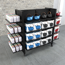 61-1/2 Inch Assembled Height Aspect 48" Wide Gondola Panel Merchandiser Kit 5 Matte Black APWKIT5MAB