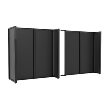 57-1/4 Inch Assembled Height Aspect 48" Wide Gondola Panel Add-On Kit Matte Black APWKIT6MAB