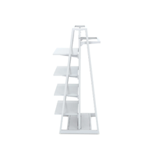 62 Inch Height Aspect 24" Floor Merchandiser with Hanging and Shelving Kit 2 Gloss White APA24KIT2W