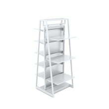 62 Inch Height Aspect 24" Floor Merchandiser Shelving Unit Kit 3 Gloss White APA24KIT3W
