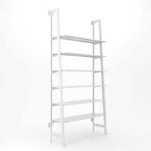 95-7/16 Inch Height Aspect Outrigger Upright Pair for Retail Display Gloss White Frame APORW