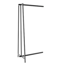 47"W x 96"H Aspect Add-On Kit for Large Double-Sided Freestanding Merchandiser for Retail Display Matte Black Frame APFS96AOMAB
