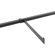 12-5/8"L Wire Aspect Saddle Mount 12" Garment Faceout Retail Display Matte Black APFO12MAB