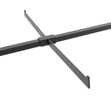 12-5/8"L Wire Aspect Saddle Mount 12" Garment Faceout Retail Display Matte Black APFO12MAB