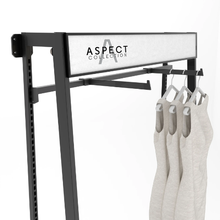 12-5/8"L Wire Aspect Saddle Mount 12" Garment Faceout Retail Display Matte Black APFO12MAB