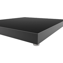 23-17/32"W x 25-9/16"L Aspect Mannequin Retail Display Platform for Retail Merchandising Matte Black Melamine APMPMAB