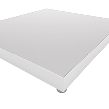 23-17/32"W x 25-9/16"L Aspect Mannequin Retail Display Platform for Retail Merchandising Gloss White Melamine APMPW