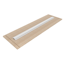 15-1/2 Inch Aspect Premium Wood Retail Display Shelves Raw Oak Woodgrain APSLF48OK