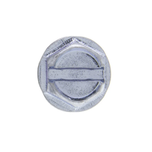 1/4 Inch Type A Indented Hex Head Slotted Sharp Point Tapping Screws Zinc-Plated Steel JDS152M (Pack of 1000)