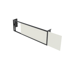 6-1/4 Inch Aspect Retail Display Small Sign Holders for Outrigger Uprights Matte Black APSH24ORMAB