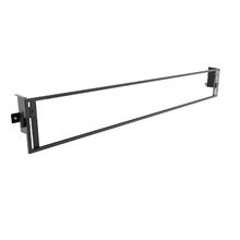 6-1/4 Inch Aspect Retail Display Large Sign Holders for Outrigger Uprights Matte Black APSH48MAB