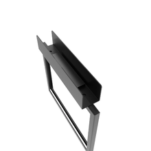 5½" x 7" Inch Aspect Retail Fixture Double Sided Sign Holder with Saddle Mount Matte Black APM57MAB
