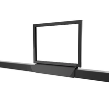 5½" x 7" Inch Aspect Retail Fixture Double Sided Sign Holder with Saddle Mount Matte Black APM57MAB